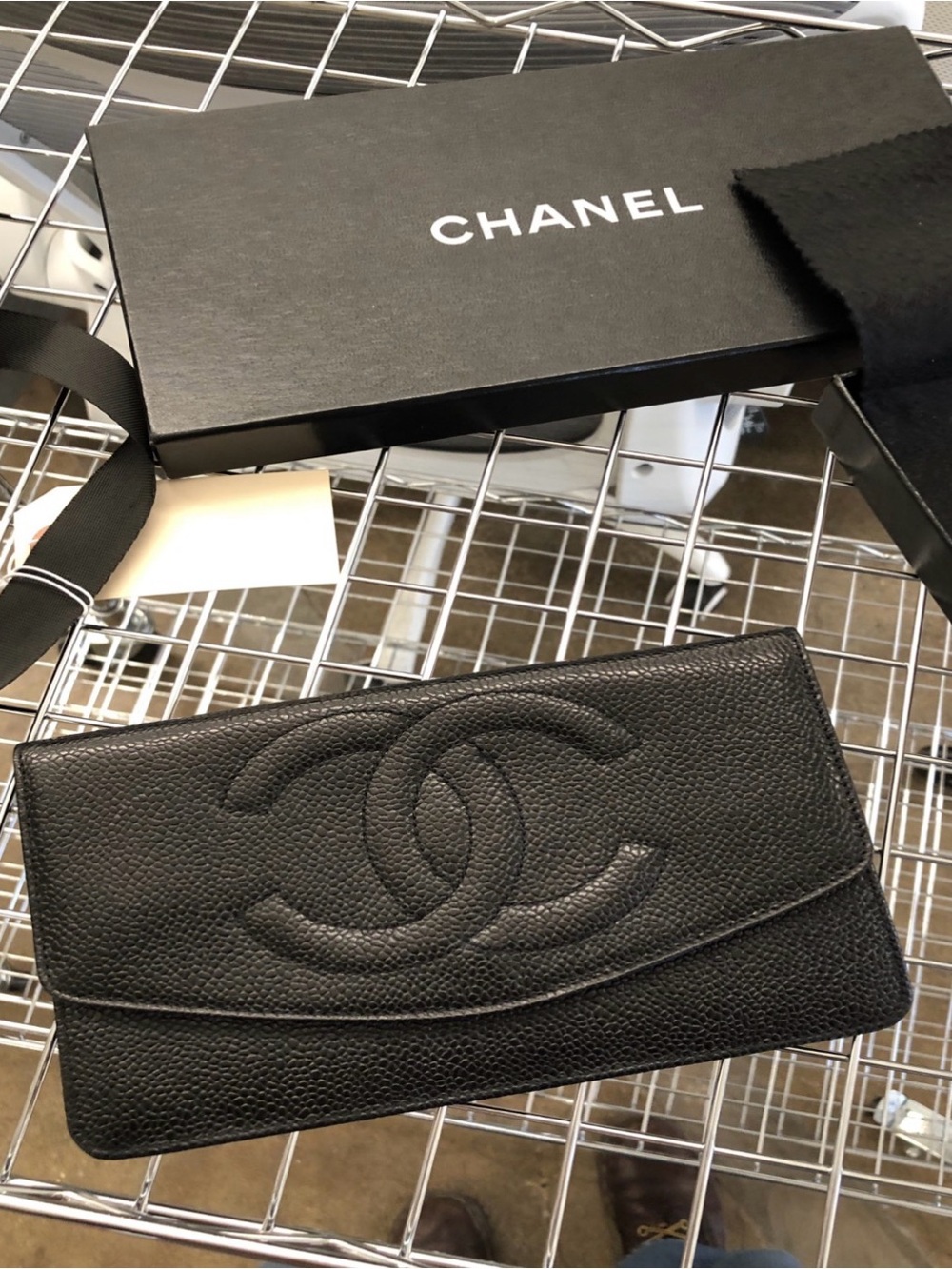 Chanel Timeless Vintage Wallet - black